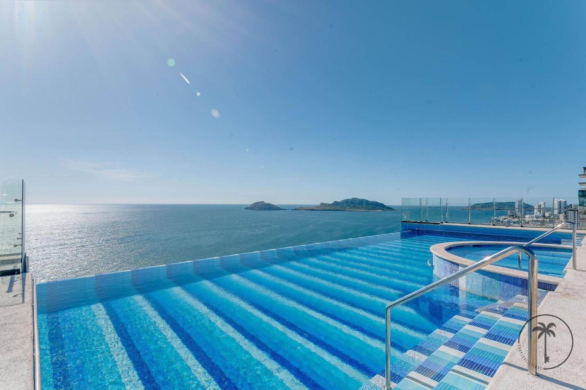 Terraza Con Vista Al Mar Y A Atardeceres Apartment มาซาตลัน ภายนอก รูปภาพ