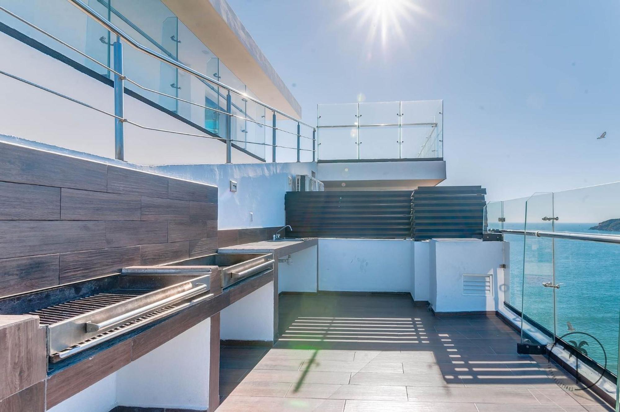 Terraza Con Vista Al Mar Y A Atardeceres Apartment มาซาตลัน ภายนอก รูปภาพ